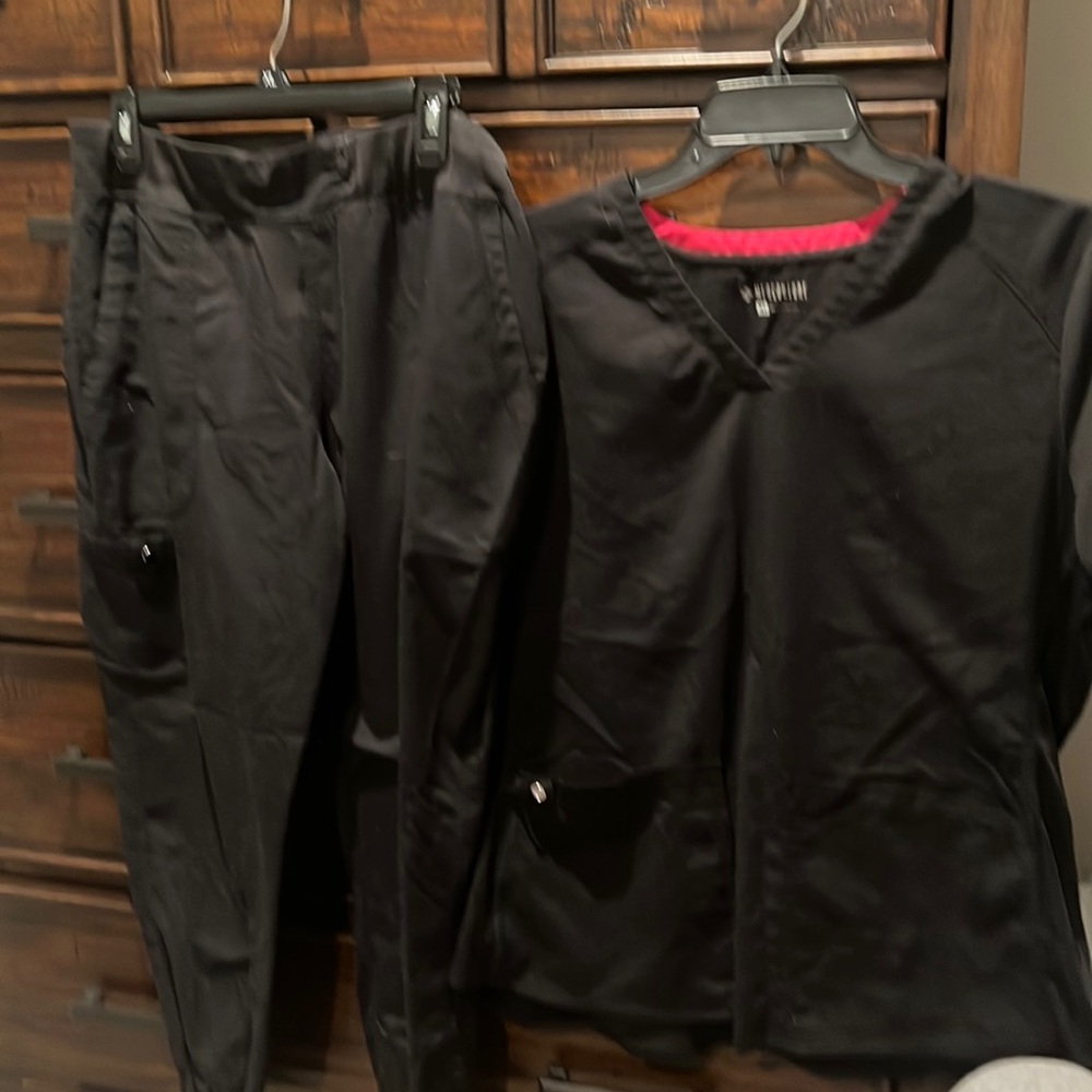 Black scrubs